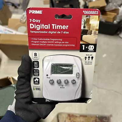 PRIME 7-Day Digital Timer #0608803 Indoor • $15