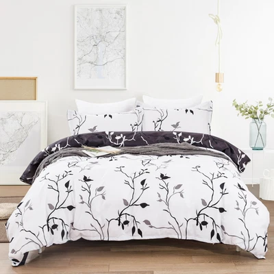 $35.99 • Buy Reversible Floral Doona/Duvet/Quilt Cover Set Double/Queen/King Size Bedding Set