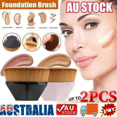 $8.98 • Buy High-Density Seamless Foundation Brush Makeup Brushes BB CC Cream Loose PowdDM