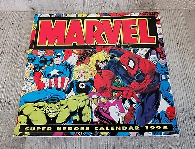 Vintage Marvel Super Heroes Calendar 1995 • £14.99