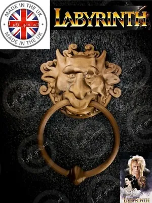 Labyrinth Style Door Knocker David Bowie 80`s Movie Film Copper.garden Gate Shed • £9.99