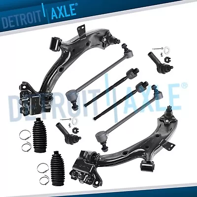 Front Lower Control Arms W/Ball Joints Sway Bars Tie Rod Ends Kit For Honda CR-V • $169.76