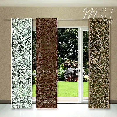 £6.80 • Buy Net  Lace Curtain Panel Window Decoration Sheer Blind Screen Slot Top And Bottom