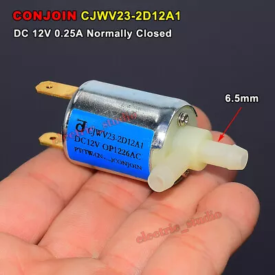 DC 12V Small Mini Electric Solenoid Valve Normally Closed Water Air Flow Control • $3.95