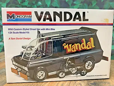 Sealed Model Kit Monogram Vandal Street Van With Mini Bike 1:24 • $139