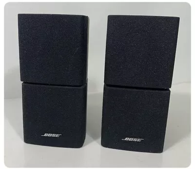 4 Bose Lifestyle Acoustimass Double Cube Array Jewel Speakers V10 V20 V30 Black • $23