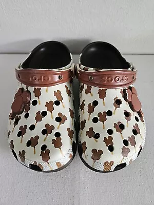 Disney Parks 2022 Mickey Mouse Ice Cream Bar Clogs Shoes By Crocs (M5/W7) EUC • $69.99