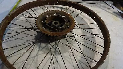 Classic Moped Wheel Rim Lightweight Sprocket Rear Hub 2 X 19 Inch NSU Quickly ? • £15