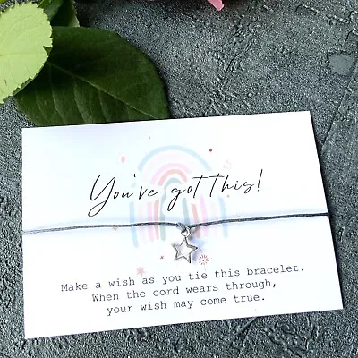 £1.99 • Buy You’ve Got This Rainbow Wish Bracelet Card String Star Charm Friends Gift X1