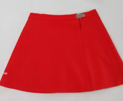 Vintage  Head  Brand Women's Polyester Orange Tennis Skirt! Size 10! • $22.85