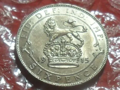 £15 • Buy 1915 George V Sixpence.