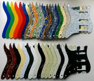 £21.99 • Buy Stratocaster LEFT HAND PAF/EMG HSS Pickguard 11 Hole US/MiM/MiJ/Blank ++ Colours