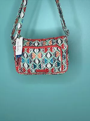 NWT Vera Bradley Iconic RFID Little Hipster Bag - Go Fish Coral • $34.95