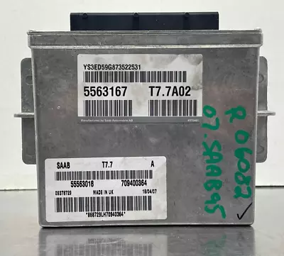 2007 Saab 9-5 2.3L Electronic Engine Computer Control Module Ecu 55563018 07 • $69.99
