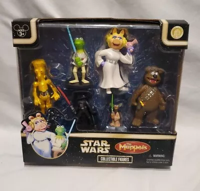 Star Wars The Muppets Collectible Figures 2008 Disney Kermit Miss Piggy Fozzie • $45