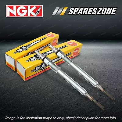 2 X NGK Glow Plugs YE01 For Kubota Agricultural Front Ride On Mowers Tractor • $57.29