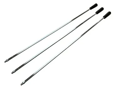 Replacement Stainless Steel Cypriot Charcoal BBQ Rotisserie Skewers X 3 • £39.99