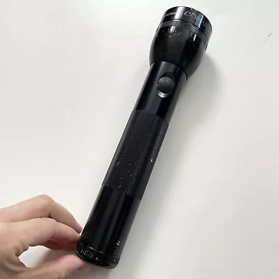 Mag-Lite 10  2 D Battery Black Flashlight Maglite Maglight Made In USA Tested • $16.99