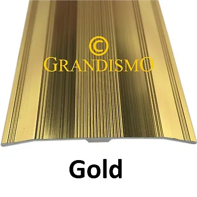 £6.95 • Buy Gold - Extra Wide Carpet Cover Strip - 61mm Width Door Bar Trim Threshold Metal