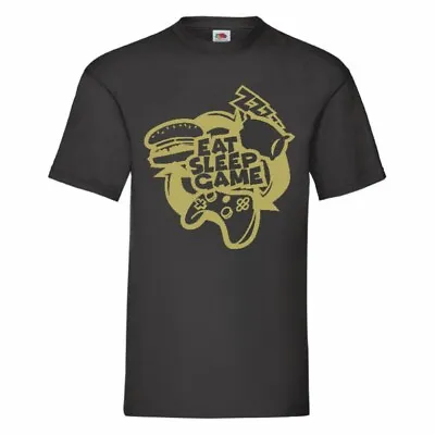 Eat Sleep Game Gaming T Shirt Small-2XL • £10.99