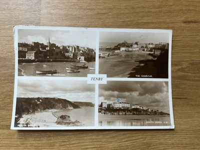 £0.99 • Buy Vintage Multi-view Postcard - Tenby - Posted July 1957