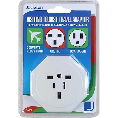 $19 • Buy Jackson Inbound Visiting Multi Pin Travel Adaptor USA, UK, Japan And Hong Kong