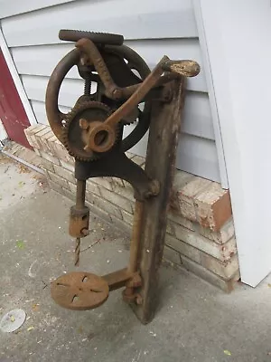Vintage CHAMPION Blower & Forge Co.  Antique Manual Drill Press Lancaster PA • $100