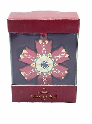 Villeroy & Boch Scandinavian Ornament Snowflake Rosemahl Style Flower • $39.95