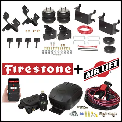 Firestone Rear Helper Springs / Air Lift Compressor Kit For 2009-2014 Ford F-150 • $989.95