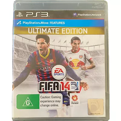 FIFA 14 Ultimate Edition Sony PlayStation 3 PS3 Soccer Football 2014 R4 PAL • $9.95