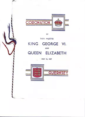 Guernsey 1937 Coronation Souvenir Of King George V & Queen Mary 12/5/1937 • £5