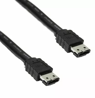ESATA To ESATA Cable 1M - Black • $12.95