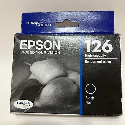 Epson 126 Black Ink Cartridge (T126120) (Exp 06/2024) Free Shipping • $13.50