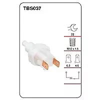 Tridon Brake Light Switch FOR HOLDEN COMMODORE CALAIS BARINA TBS037 • $17.53