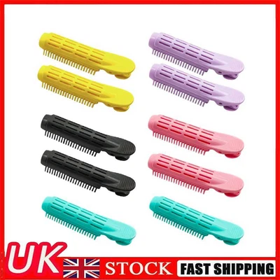 £4.99 • Buy 2pcs Plastic Fluffy Hair Making Clips DIY Hair Styling Hairdressing Curly Curler