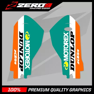 Ktm Sx Sxf 2015-20 Exc Exc-f 2016-20 Lower Fork Motocross Graphics Motorex Orang • $20.98