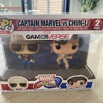Marvel Vs Capcom: Infinite - Captain Marvel Vs. Chun-Li Pop! Vinyl 2-pack • $36