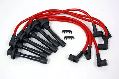 Vms Racing 00-05 Mitsubishi Eclipse V6 10.2mm 10.2 Mm Spark Plug Wires Set Red • $66.88