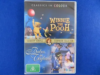 Winnie The Pooh / Babes In Toyland - DVD - Region 4 - Fast Postage !! • $5.87