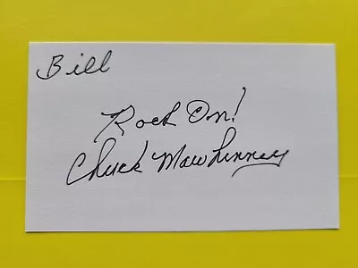 Charles Mawhinney Vietnam USMC Sniper103 Kills Signed 3x5 Card Inscribed Bill • $24.99