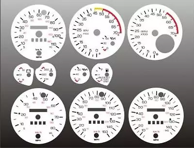 White Face Gauges For 1982-1989 Chevrolet Camaro • $27.99