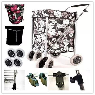 £16.99 • Buy Shopping Trolley Replacement And Spare Wheels Bags Double Axle Fittings UK Sell