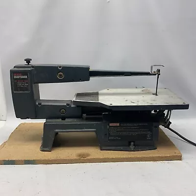 Vintage Sears Craftsman 16” Direct Drive Scroll Saw #113.236110 A-x • $71.99