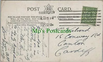 Genealogy Postcard - Walrond? - 15 Conway Road Canton Cardiff   RF7465   • £4.99