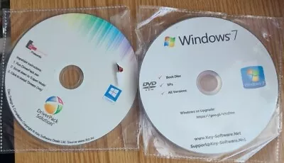 £14 • Buy Windows 7 To Windows 10 Upgrade DVD (x2) - Driver Pack Solution - Pre - Owned