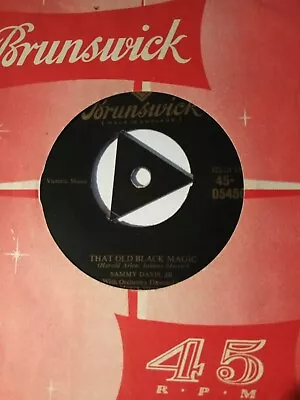 Sammy Davis Jr - That Old Black Magic ( GOLD Brunswick 05450 TRI) • £6