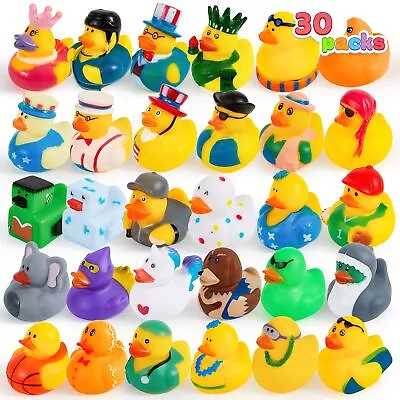 Rubber Ducks Assortment Mini Rubber Duckie Toys With Mesh Carry BagGifts • $25.99