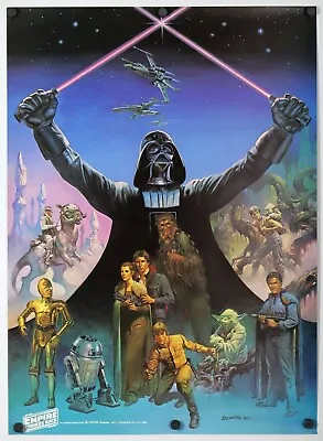 Empire Strikes Back - Original Movie Poster - 24x33 1980 Boris Vallejo Coke • $44.89