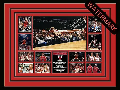$108.99 • Buy Dennis Rodman Chicago Bulls Limited Edition Signed & Framed Memorabilia The Worm
