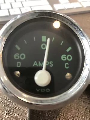 Vintage Porsche Vdo Green Face Gauge 190 4/22 Amp Date 8/72 • $375